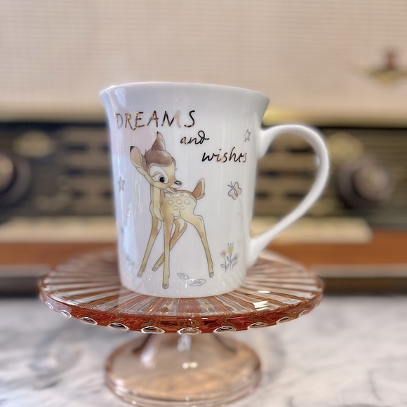 Disney Other - ✨NEW☁️Disney Bambi Dreams and Wishes White and Gold Mug💫